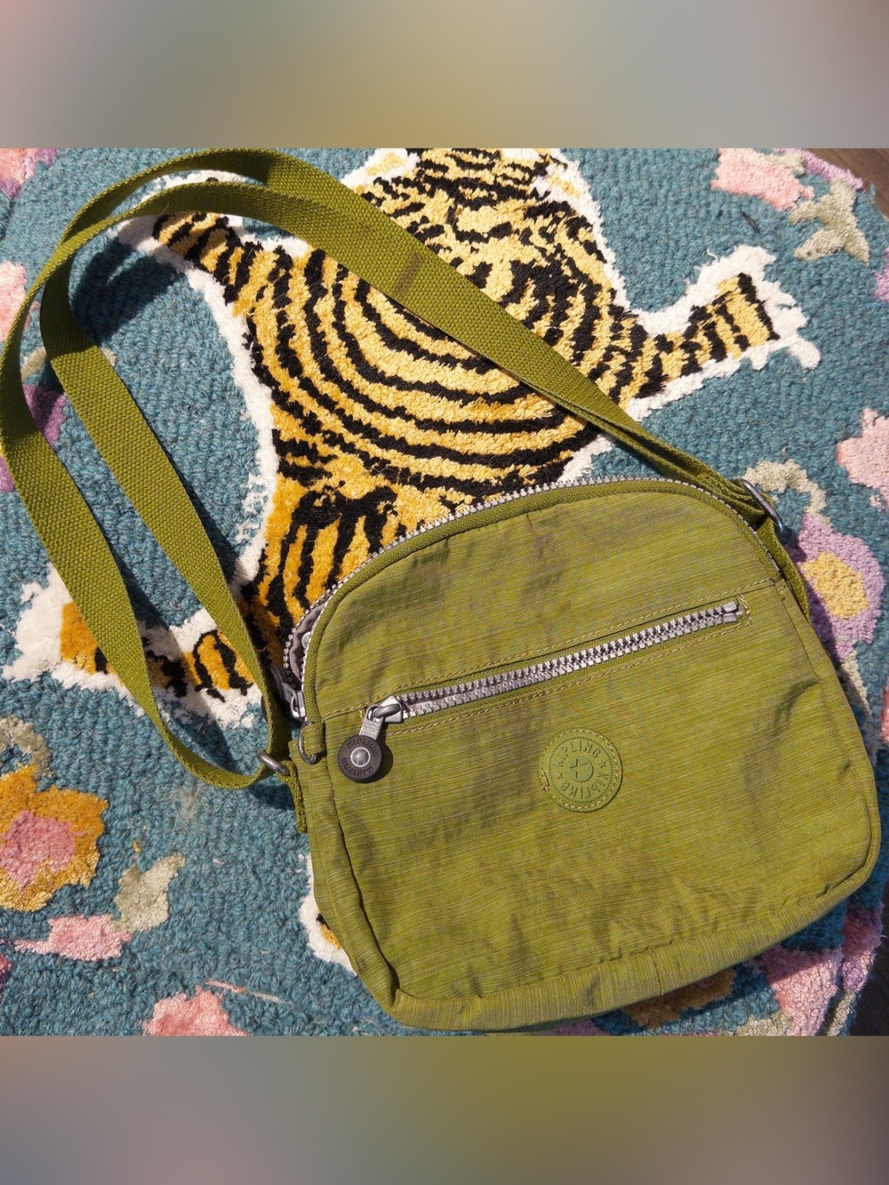 KIPLING green crossbody bag